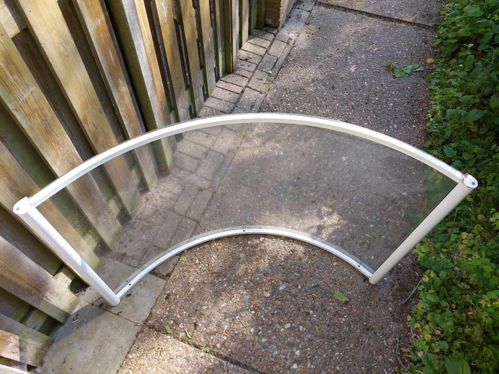 Deurluifel / voordeur overkapping, Doe-het-zelf en Verbouw, Glas en Ramen, Gebruikt, Overige typen, Minder dan 80 cm, 120 tot 160 cm