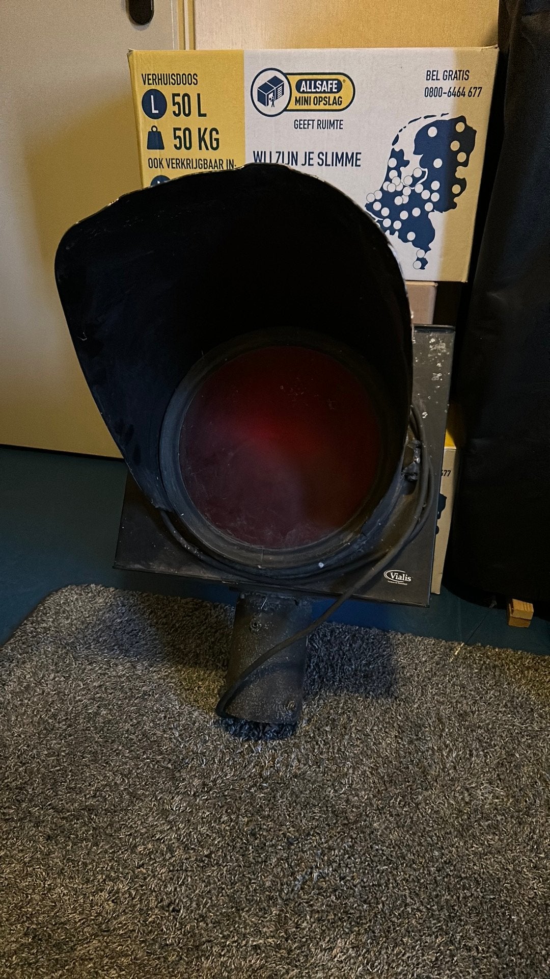 Overweg lamp voor bijvoorbeeld Mancave, Ophalen, Gebruikt, Gelijkstroom of Wisselstroom, Overige merken
