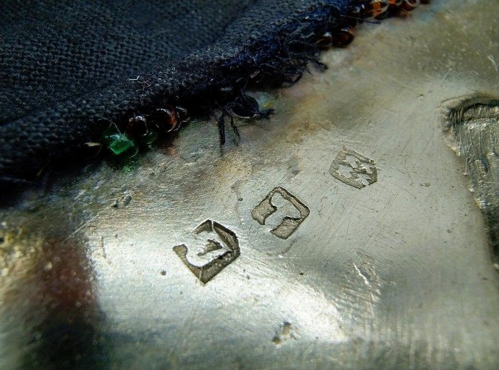 Zilveren tasbeugel (papegaaien), G. Lazonder Schoonhoven, Antiek en Kunst, Verzenden, Zilver