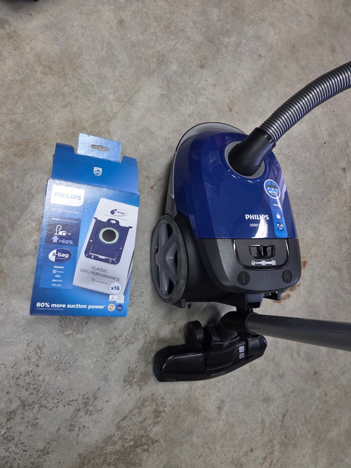 Philips 3000 Series Stofzuiger XD3110/09 met Stofzakken, Stofzak, Inclusief accessoires, Philips, Ophalen of Verzenden
