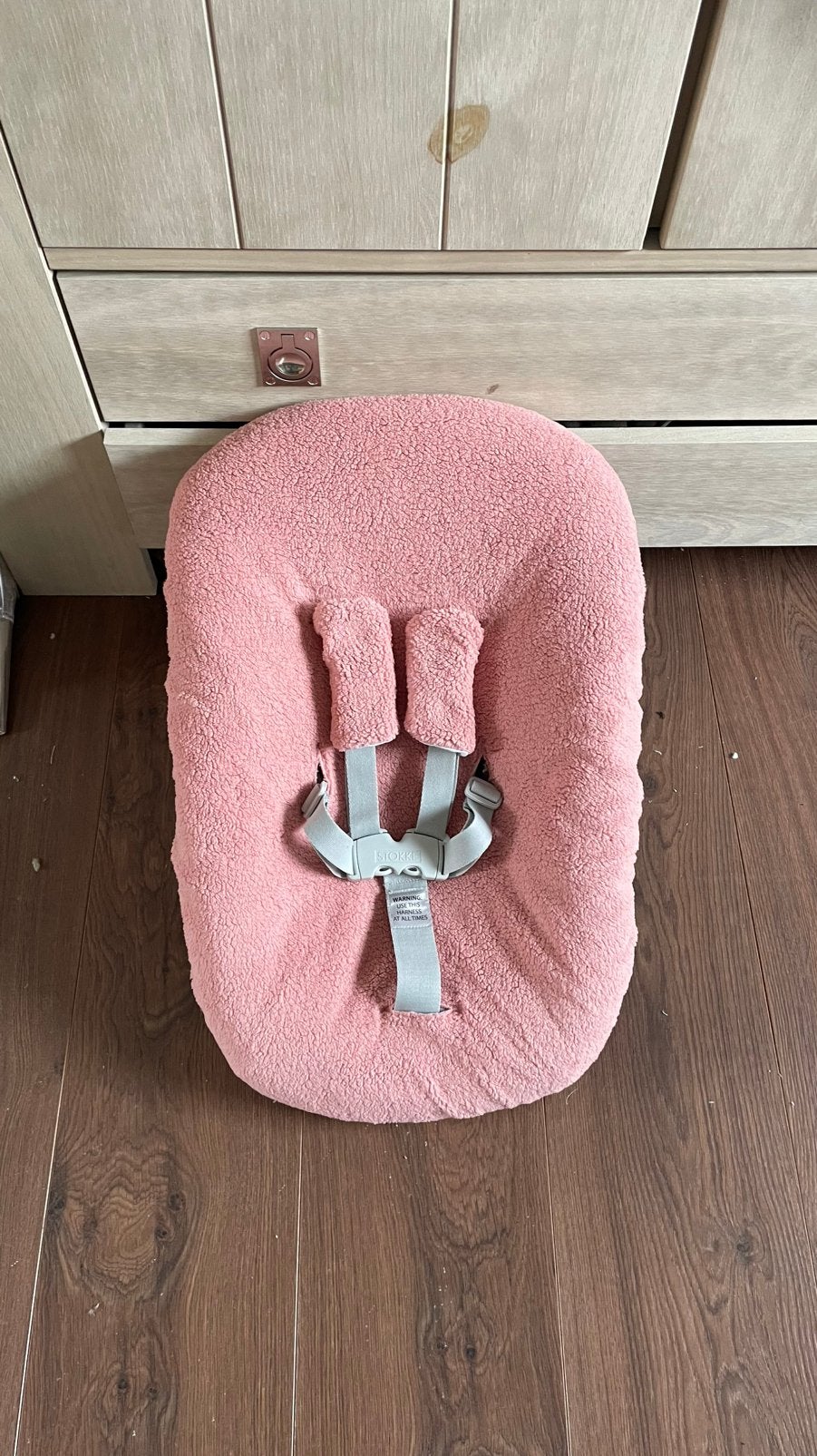 Nieuwe teddy hoes roze voor stokke newborn stoeltje, Ophalen of Verzenden, Nieuw, Overige typen