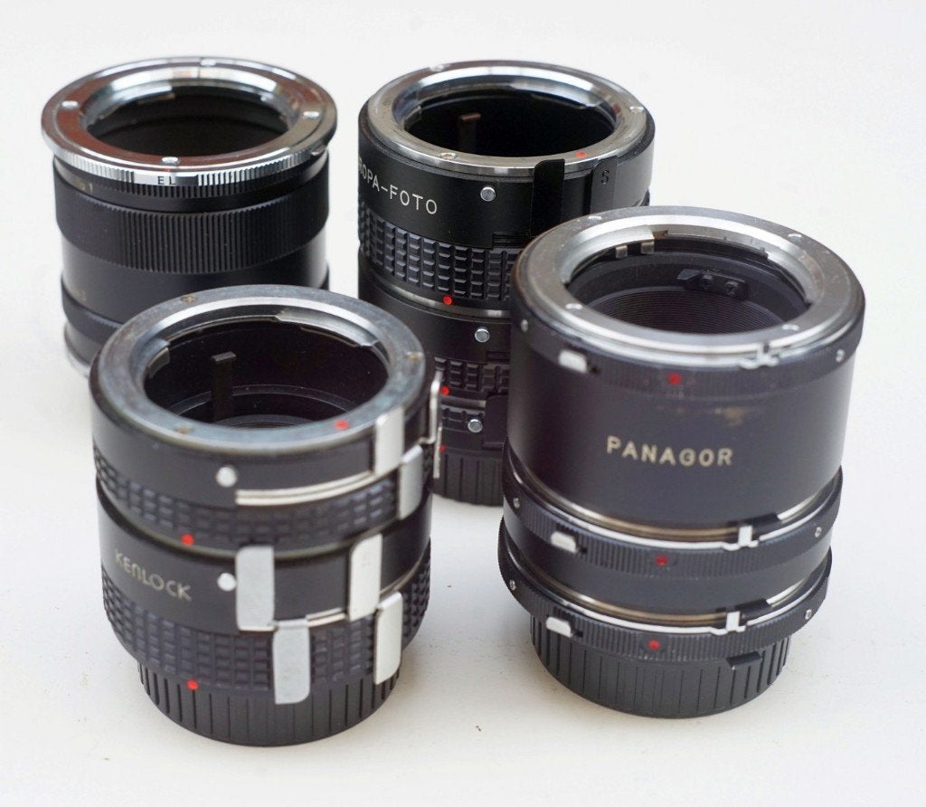 Minolta MD Macro tube's tussenring e.a. MD mount accessoires, Ophalen of Verzenden, Lens of Lenzen