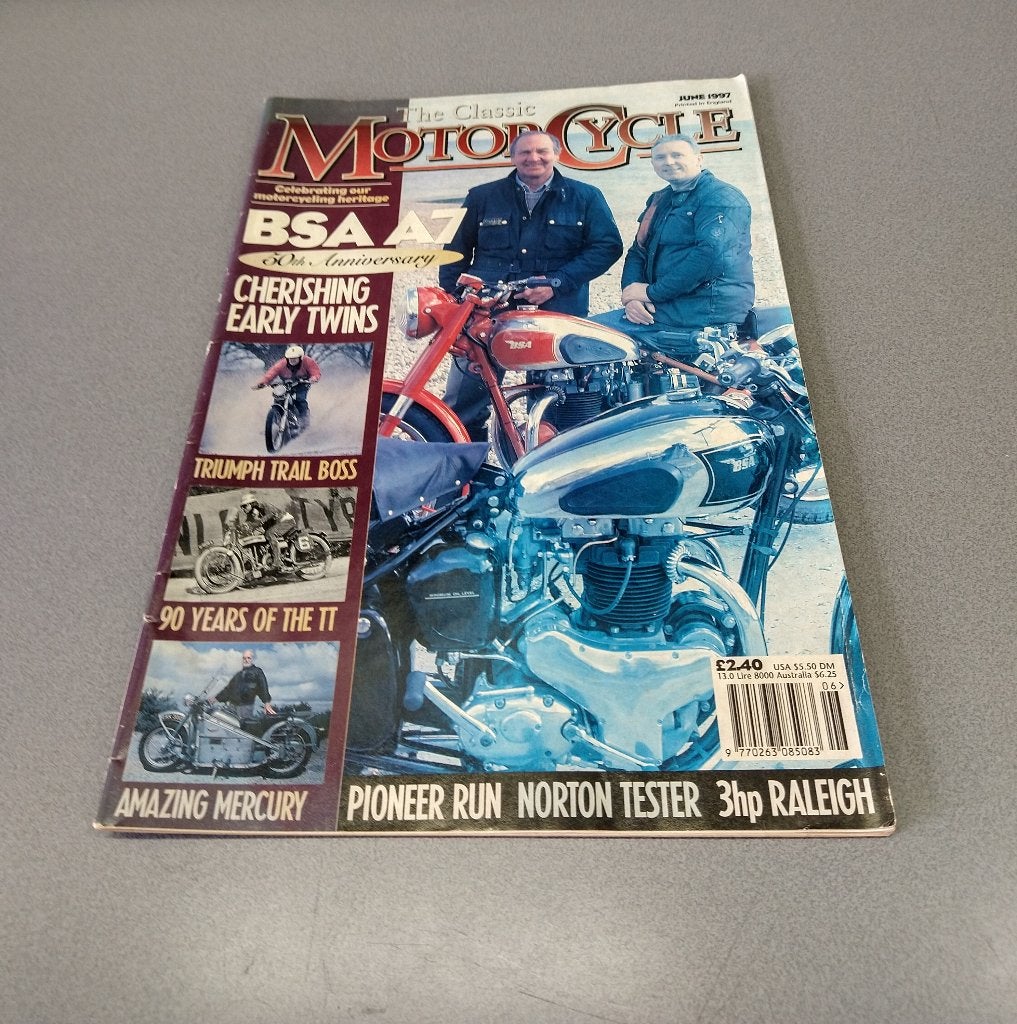 The Classic Motorcycle juni 1997, Ophalen of Verzenden, Gelezen