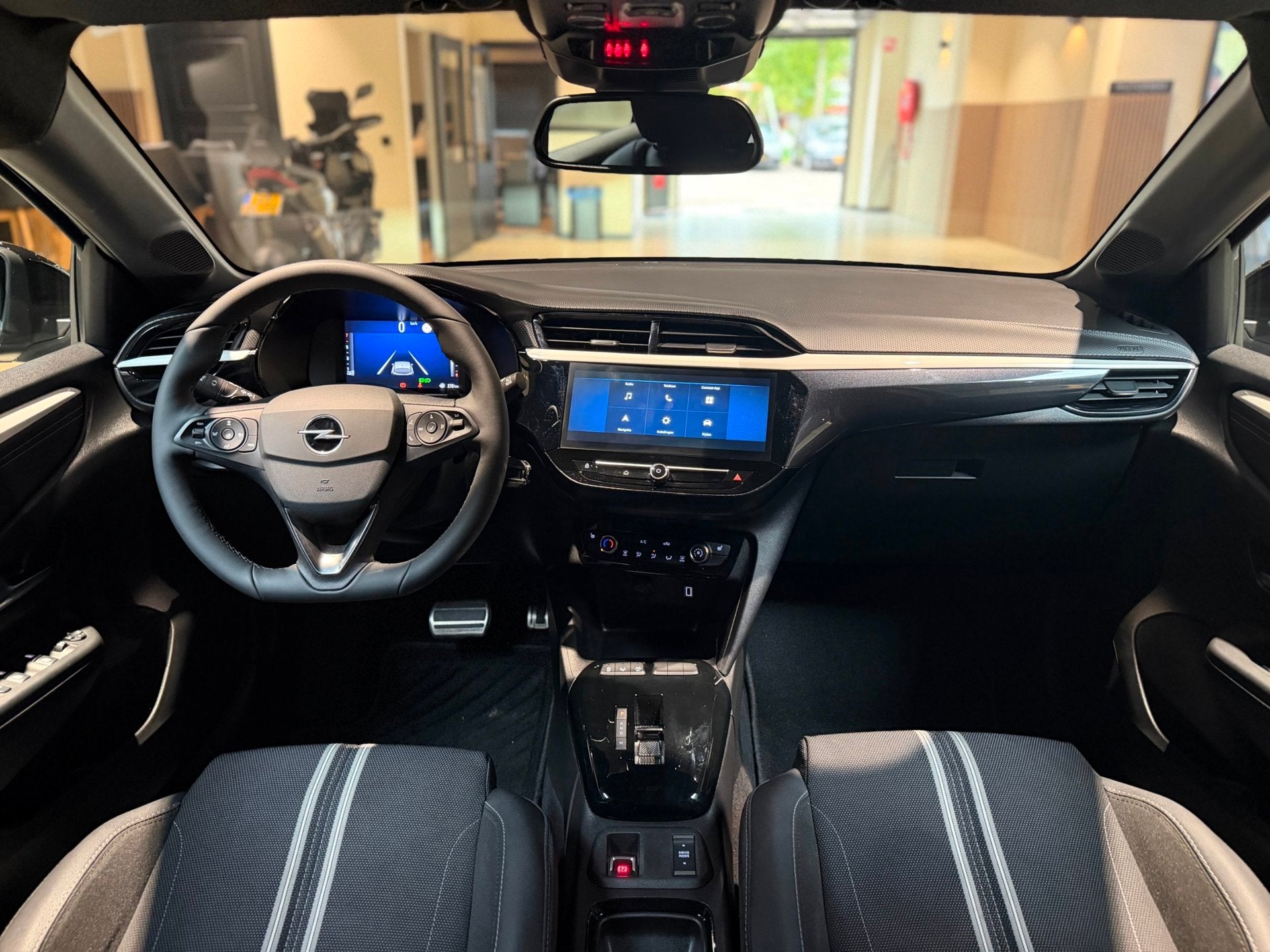 Opel CORSA 1.2 Turbo Hybrid Edition|GS Line|Camera|Climate C, 101 pk, Gebruikt, Leder en Stof, Zwart