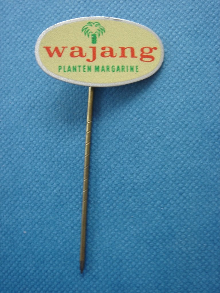 Speld Wajang Planten Margarine, Ophalen of Verzenden, Gebruikt, Merk, Speldje of Pin