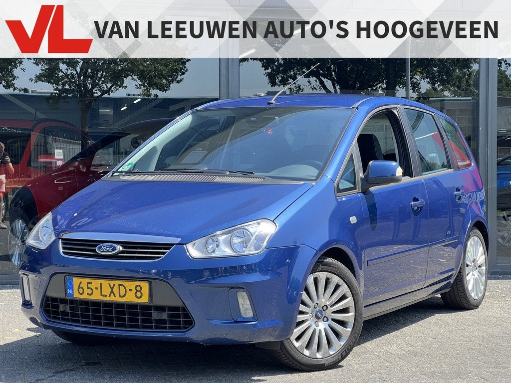 Ford C-MAX 1.8-16V Limited | Trekhaak | NAP | Airco |, Auto's, Ford, Voorwielaandrijving, Stof, Gebruikt, Zwart
