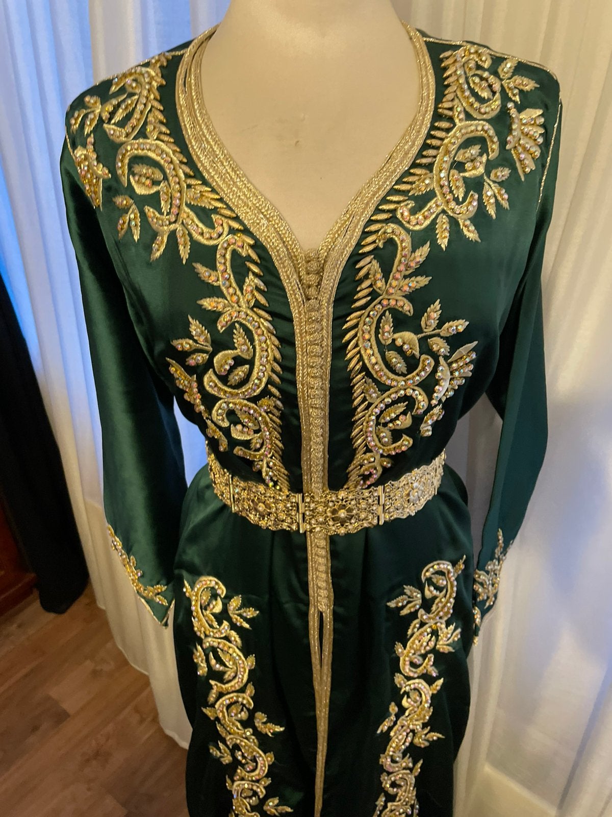 Schitterende nieuwe!! Marokkaanse jurk/takchita/takshita, Kleding | Dames, Ophalen of Verzenden, Nieuw, Maat 42/44 (L), Onder de knie