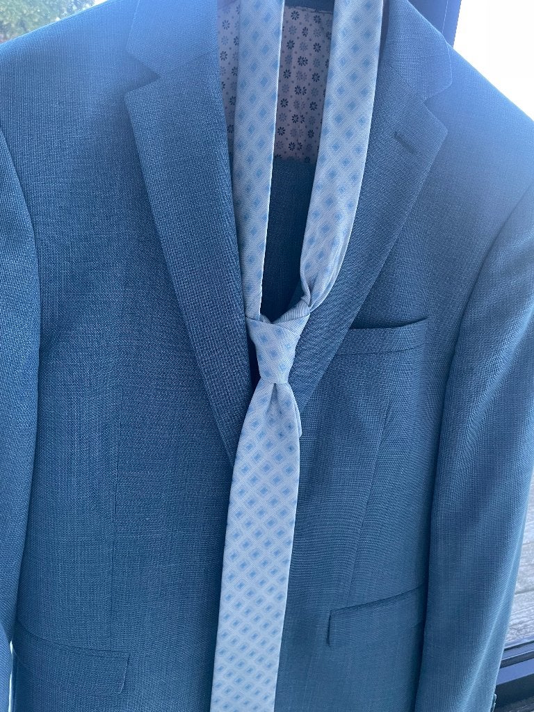 Prachtig trouwkostuum, maat 48, Ophalen of Verzenden, Zo goed als nieuw, Trouwpak, Overige kleuren