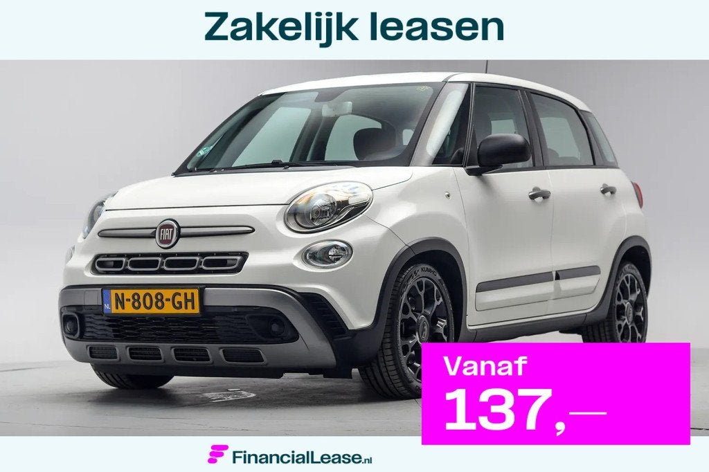 Fiat 500L 1.4-T-Jet 120pk Cross [ Multimedia Cruise control, 15 km/l, Gebruikt, 4 cilinders, Wit