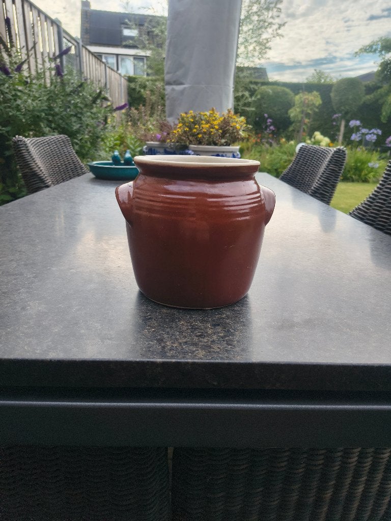 Frans aardewerk pot, Antiek en Kunst, Antiek | Keramiek en Aardewerk, Ophalen of Verzenden