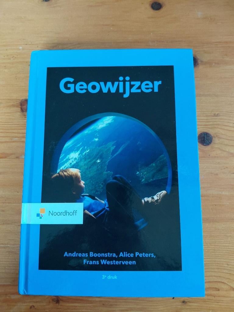 Geowijzer, Boeken, Studieboeken en Cursussen, Nieuw, Noordhoff Uitgevers, Alpha, HBO