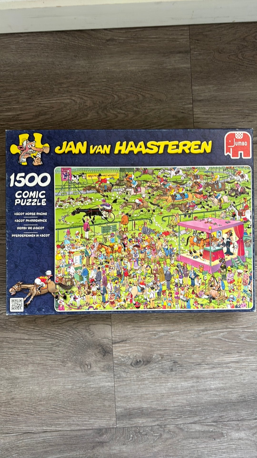 Jan van Haasteren puzzel 1500 stukjes, Ophalen of Verzenden, 500 t/m 1500 stukjes, Zo goed als nieuw