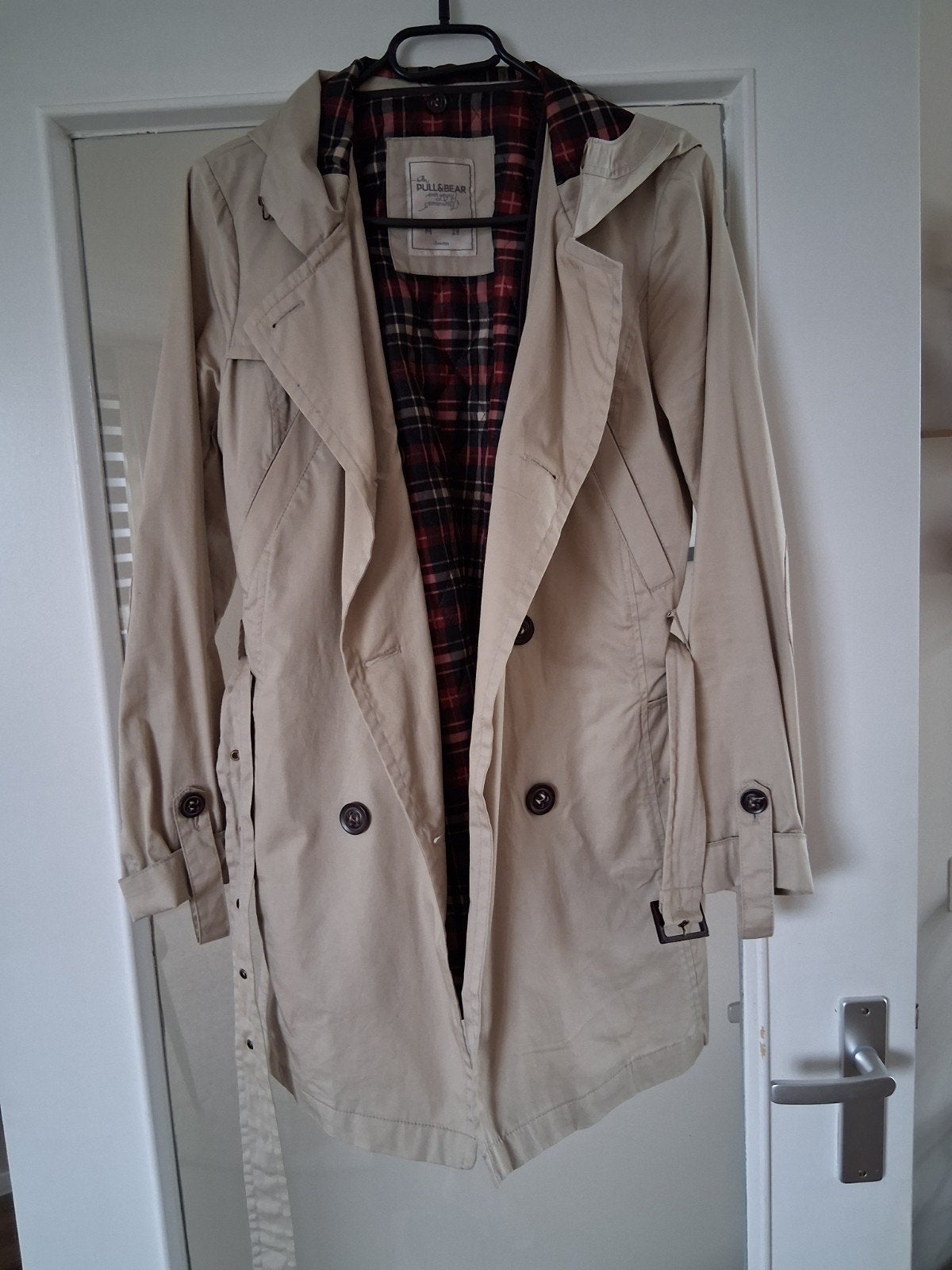 Trenchcoat, Beige, Ophalen of Verzenden, Zo goed als nieuw, Maat 36 (S)