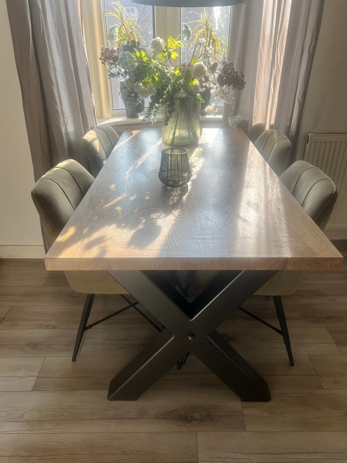 Zo goed als nieuwe eettafel 90x190 cm, Huis en Inrichting, Tafels | Eettafels, Ophalen, 50 tot 100 cm, Zo goed als nieuw, 150 tot 200 cm