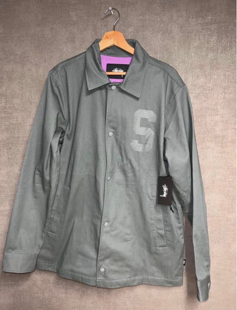 Stüssy coachjas, Ophalen of Verzenden, Nieuw, Maat 48/50 (M), Grijs