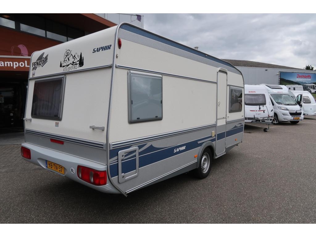 Fendt Saphir 470 TFB MOVER VOORTENT, Caravans en Kamperen, Caravans, Rondzit, Schokbreker, Overige typen, Fendt