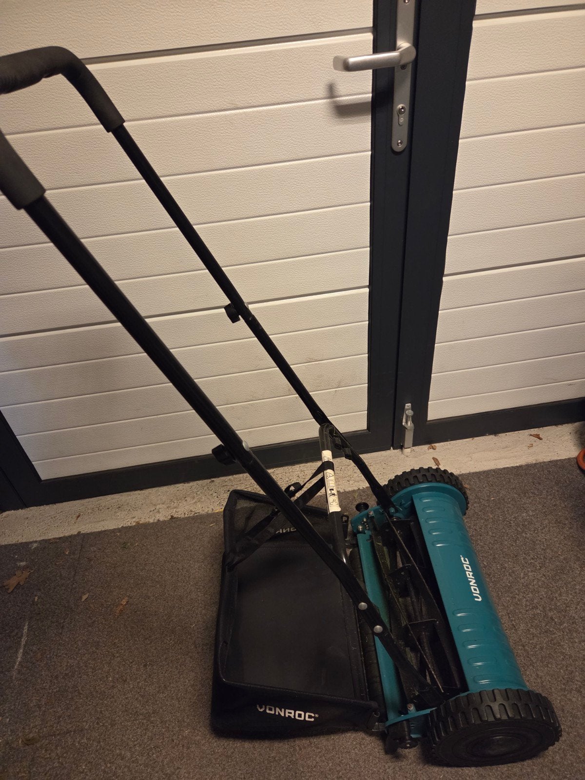 Vonroc kooimaaier, Tuin en Terras, Grasmaaiers, Zo goed als nieuw, Opvangbak, 40 t/m 49 cm, Kooimesmaaier