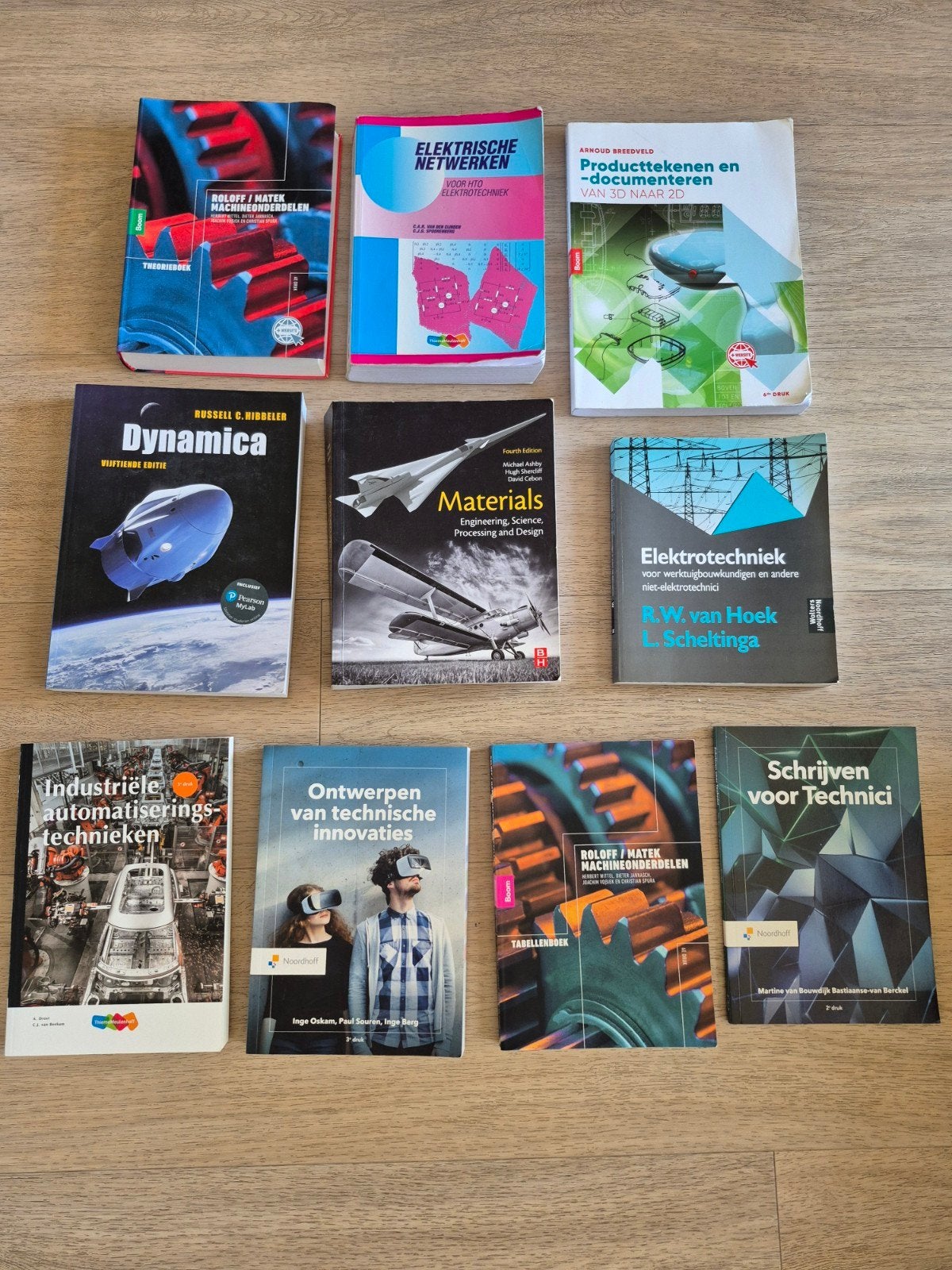 Boekenpakket mechatronica Avans HBO/WO technische boeken - W, Gelezen, Diverse auteurs, Beta, HBO