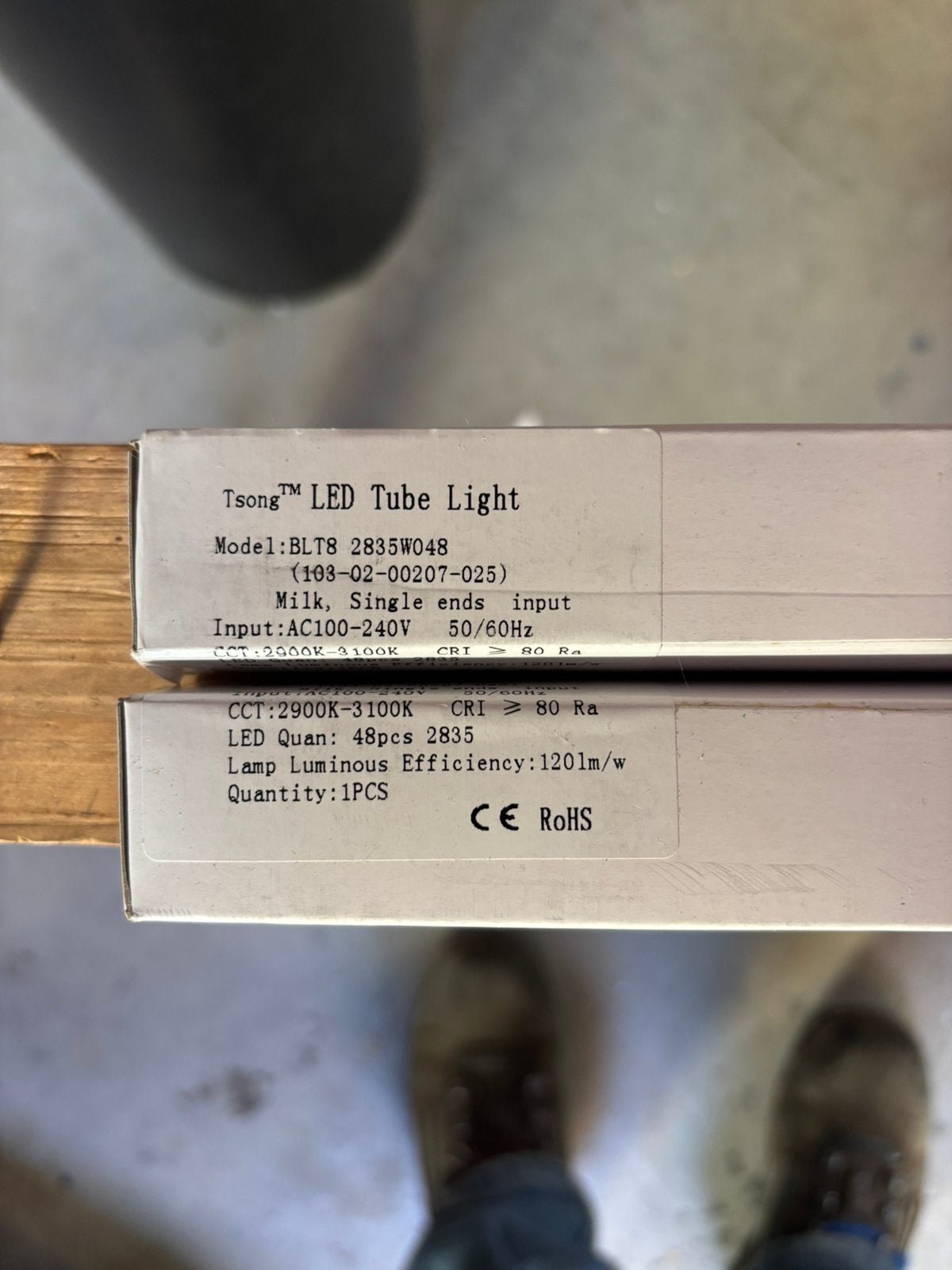 Led TL buizen 60 cm 8 stuks, gewone TL balk met 2 buizen, Ophalen, Nieuw, Minder dan 100 cm