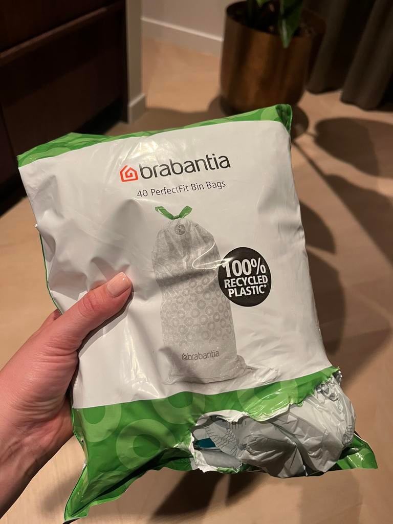 Brabantia perfectfit bin bags vuilniszak 30 liter, Ophalen of Verzenden