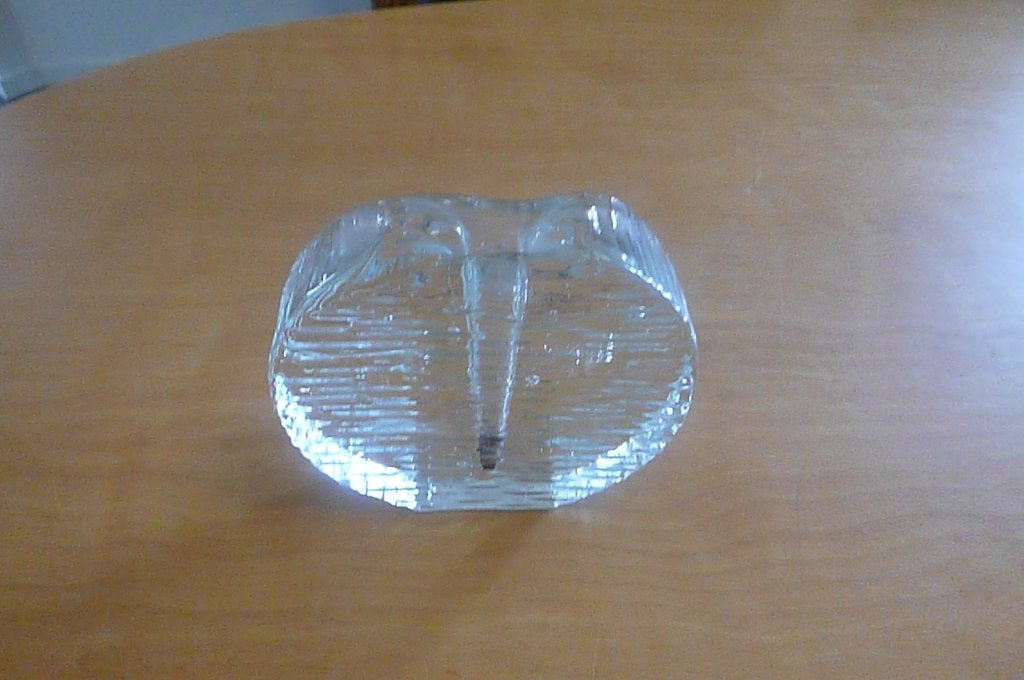 vintage vaasje van glas, Antiek en Kunst, Antiek | Glas en Kristal, Ophalen of Verzenden