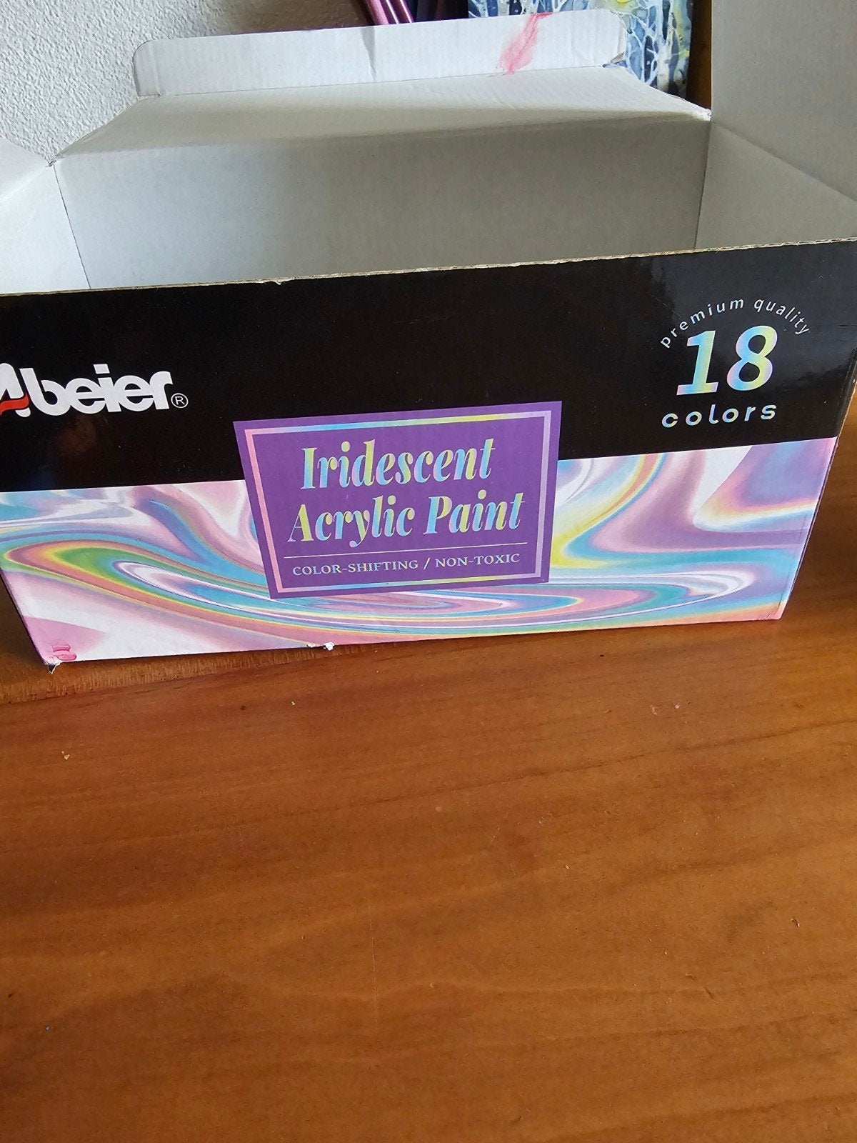 Abeier Iridescent Acrylverf Set - 18 Kleuren, Ophalen of Verzenden, Zo goed als nieuw, Acrylverf