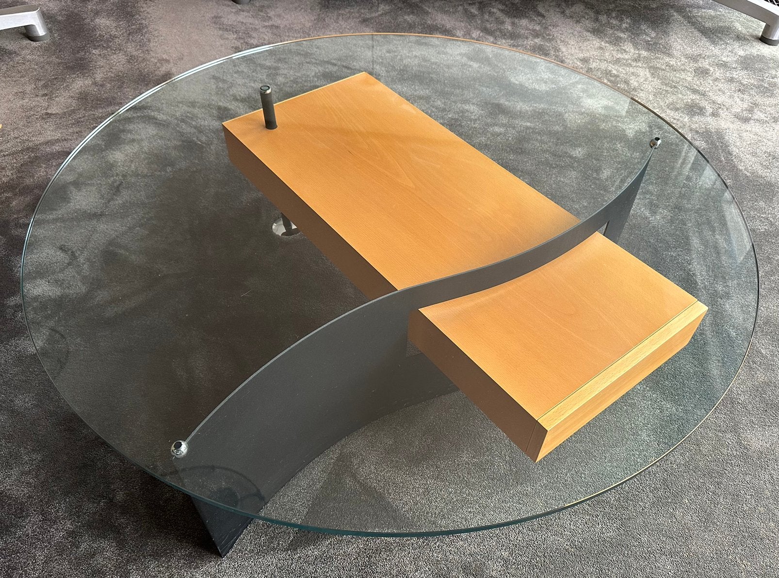 Salontafel, Ophalen, Gebruikt, Rond, 50 tot 100 cm