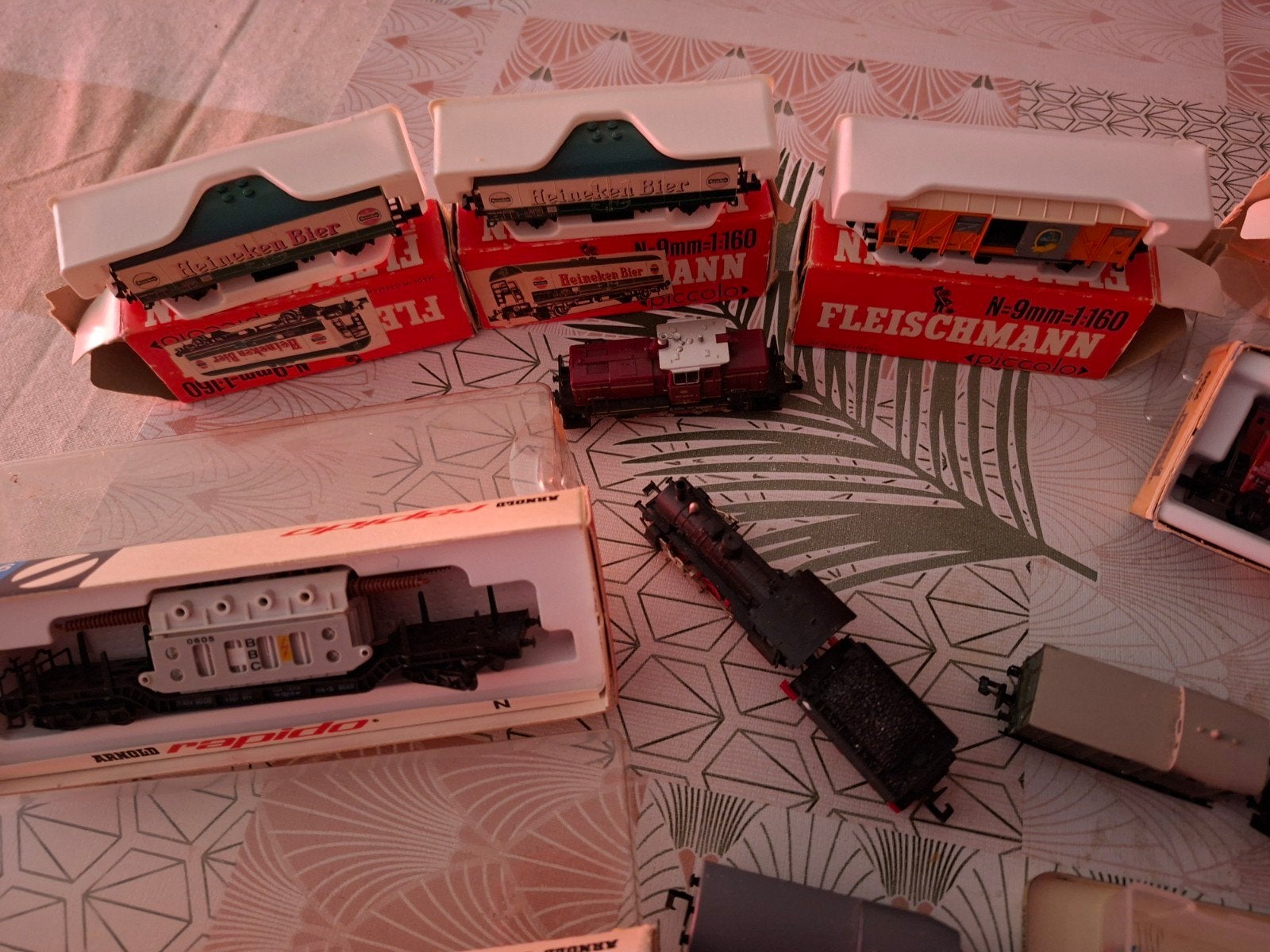 Grote collectie modeltreinen en wagons (N-spoor), Ophalen of Verzenden, Gebruikt, Locomotief, Fleischmann
