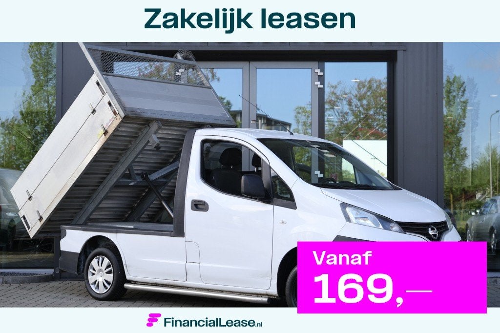 Nissan NV200 1.5 dCi *Kipper*KIEPBAK*TREKHAAK*CAMERA*CRUISE*, 1357 kg, Gebruikt, 4 cilinders, Met garantie (alle)