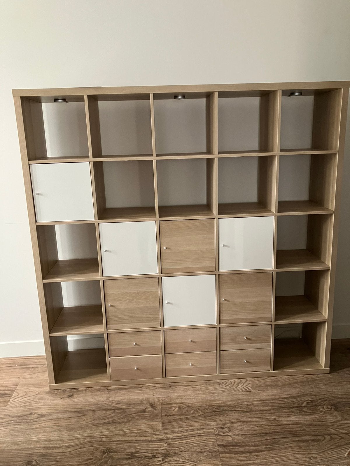 Kalkaxkast IKEA in lichteiken, Ophalen, Zo goed als nieuw, 25 tot 50 cm, 150 tot 200 cm
