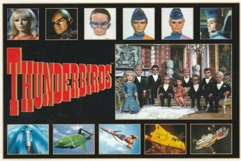 Ansichtkaart, Thunderbirds  (250), Verzamelen, Ansichtkaarten | Themakaarten, Verzenden, 1960 tot 1980, Sterren en Beroemdheden
