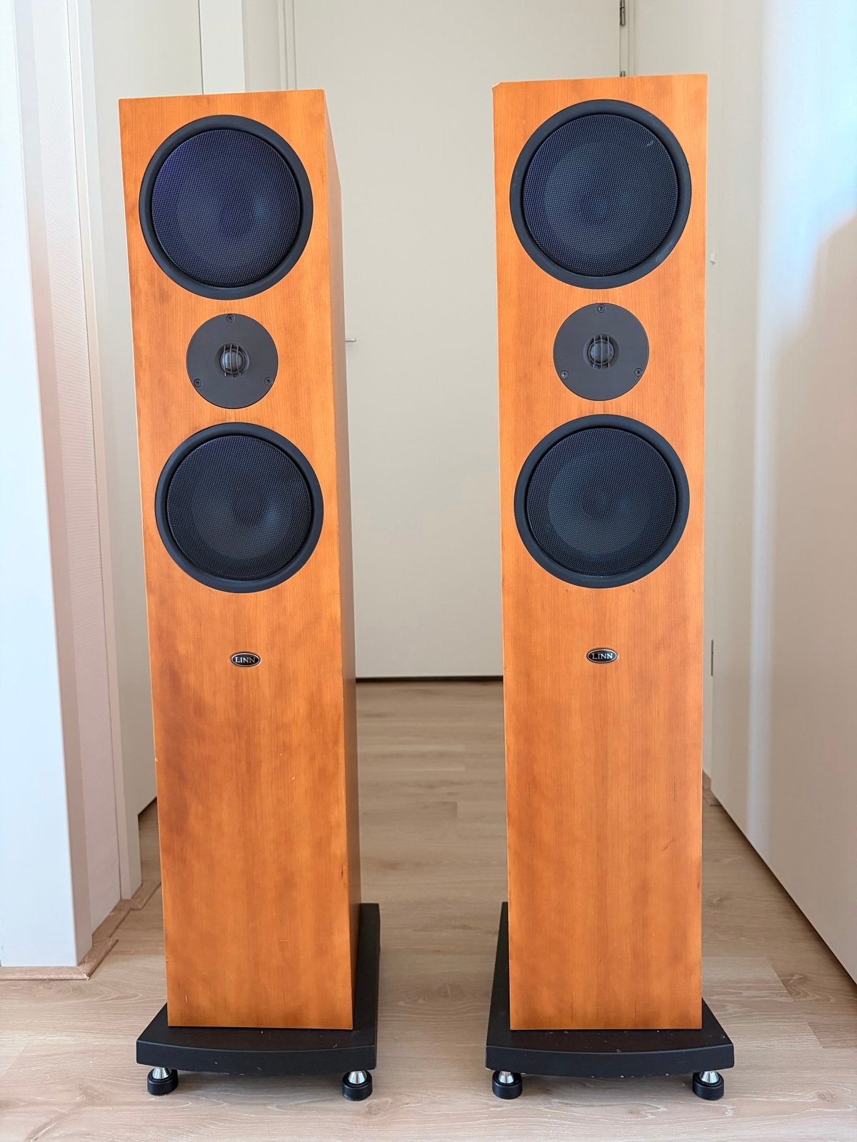 Linn Ninka passieve speakers - Goed geluid, cosmetische impe, Ophalen, Gebruikt, Vloerstaande luidspreker, Overige merken
