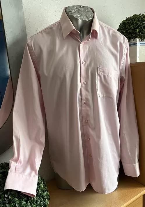 Ledub modern fit overhemd maat 41, Ophalen of Verzenden, Zo goed als nieuw, Roze, Halswijdte 41/42 (L)
