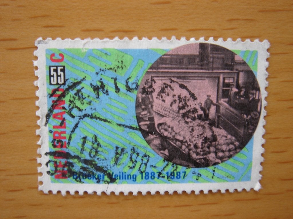 Broeker veiling 1887 – 1987 NVPH 1378     Gestempeld, Ophalen of Verzenden, Na 1940, Gestempeld