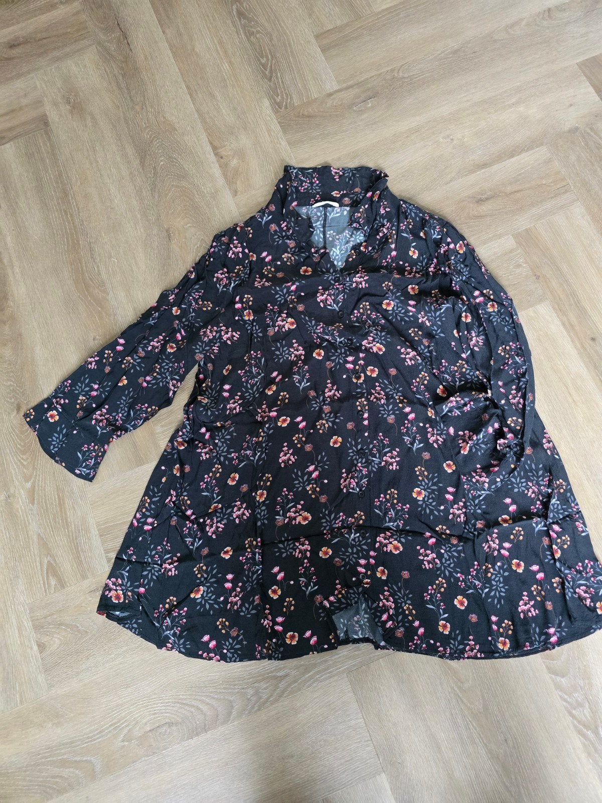 Gebloemde blouse Paprika maat 6 (54), Ophalen, Zo goed als nieuw, Blouse of Tuniek