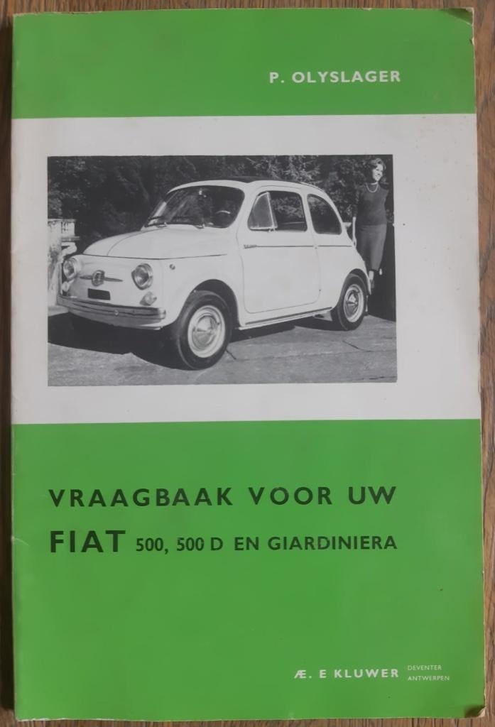 Vraagbaak Fiat 500 – Olyslager (1965, 2e druk), Verzenden