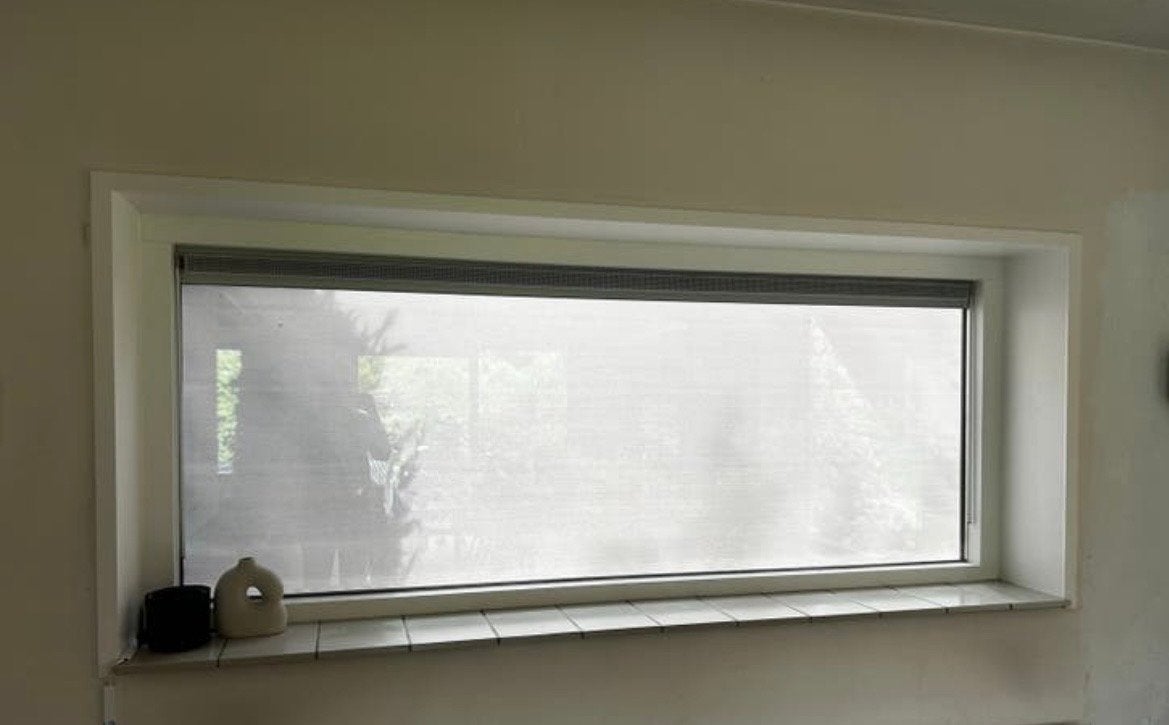 Elektrische zonwering 254x107 cm, Tuin en Terras, Zonneschermen, Ophalen, Gebruikt, Elektrisch, 250 cm tot 450 cm