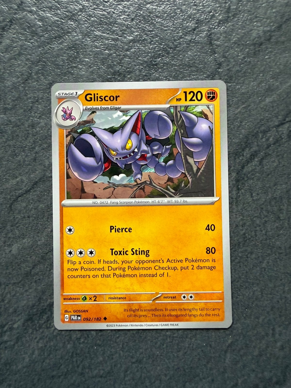 Gliscor, Ophalen of Verzenden, Zo goed als nieuw
