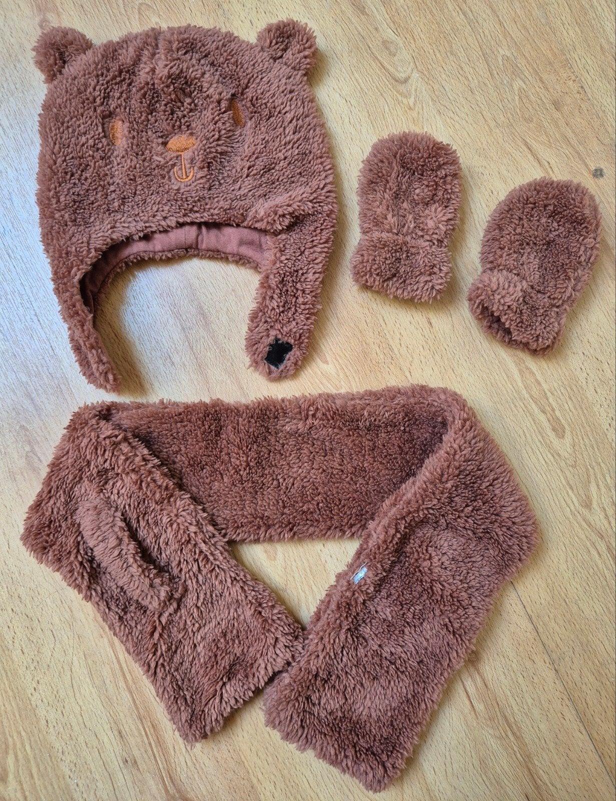 Lief berensetje muts/sjaal/handschoenen, Zeeman, Ophalen of Verzenden, Zo goed als nieuw, Jongetje of Meisje