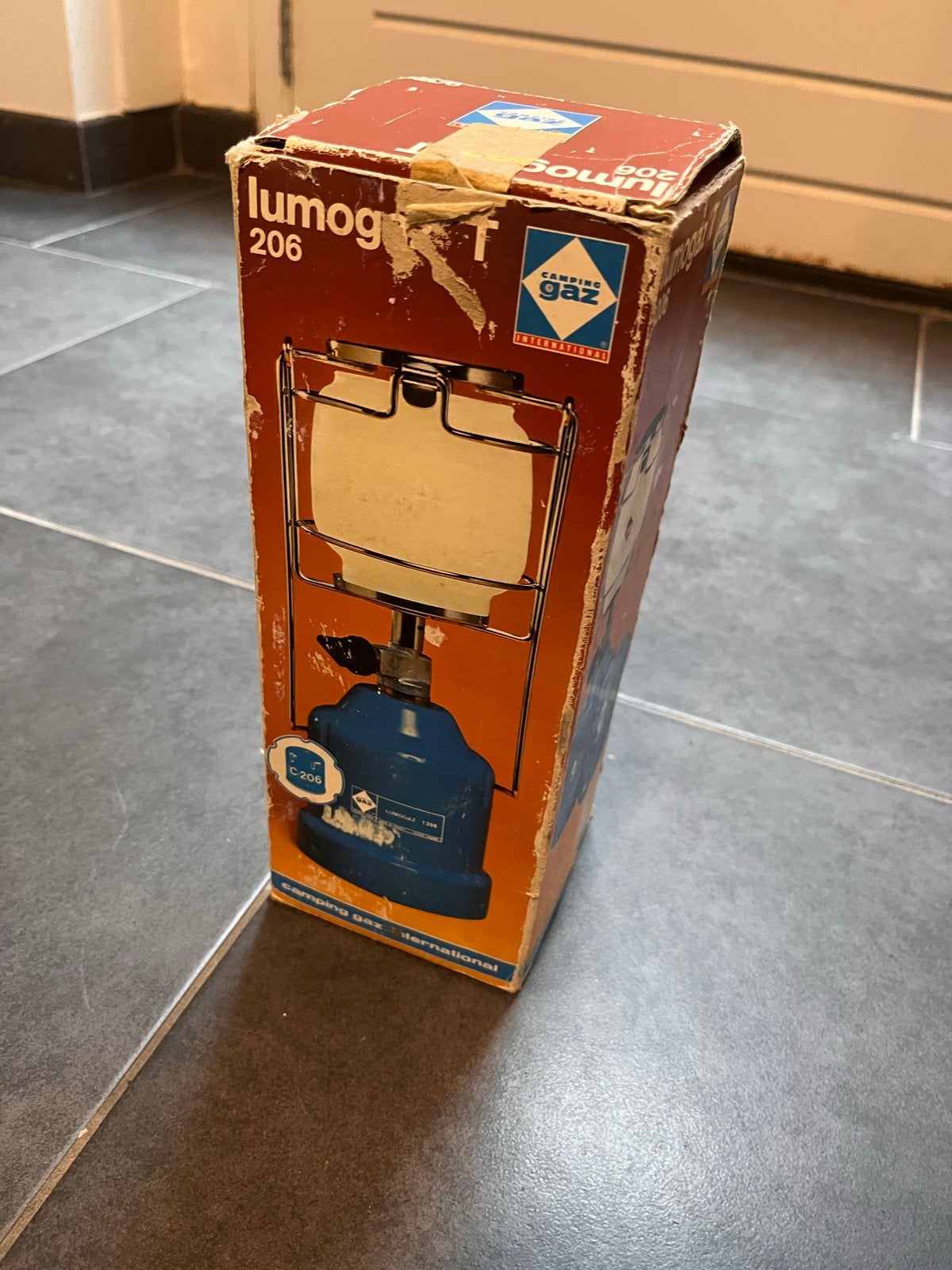 Vintage Campingaz Lumogaz T 206 Gaslamp - Nieuw in doos, Caravans en Kamperen, Ophalen of Verzenden, Nieuw