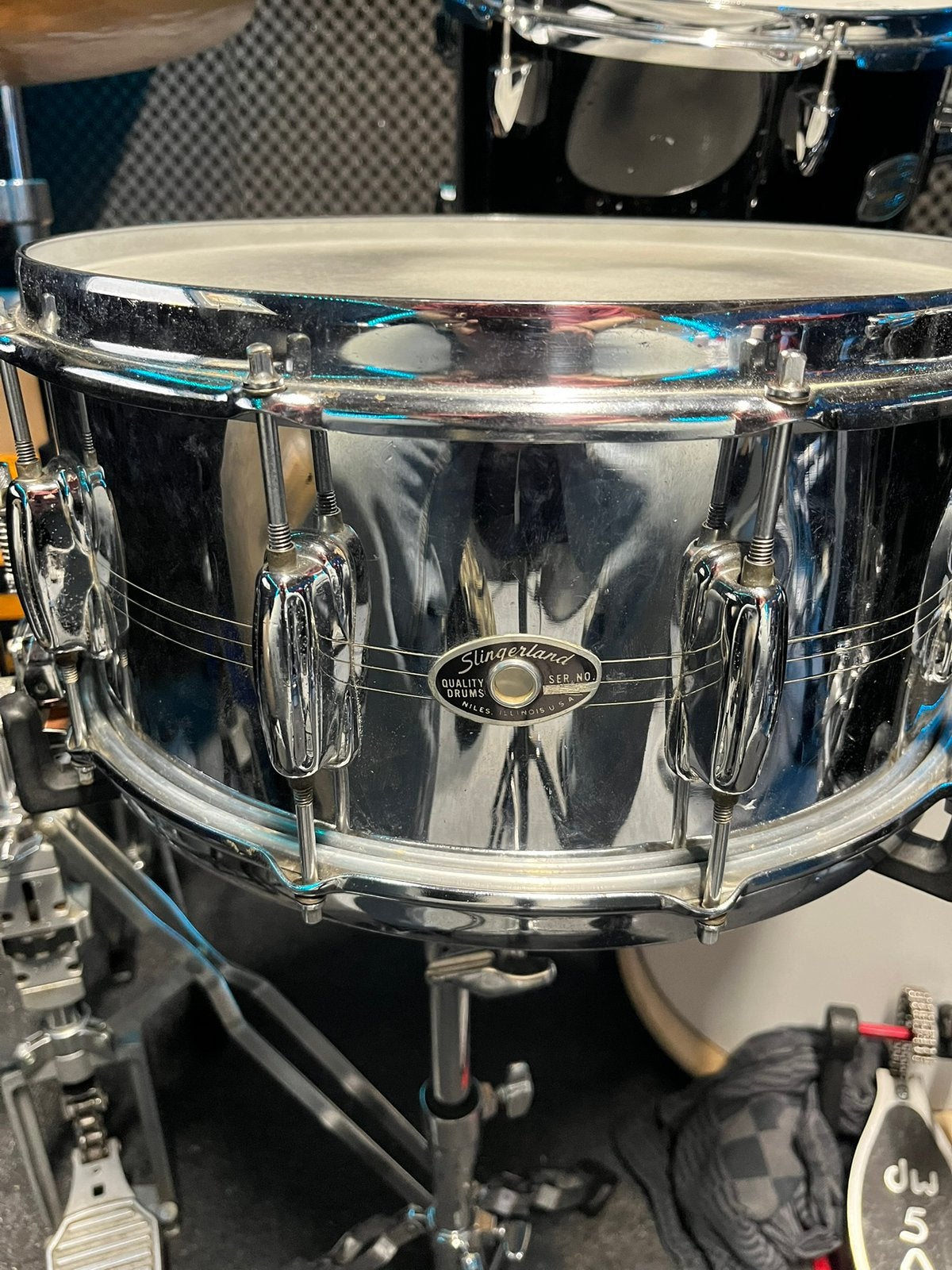 Slingerland Sound King Snare 14” X 6,5”, Muziek en Instrumenten, Ophalen, Zo goed als nieuw, Overige merken