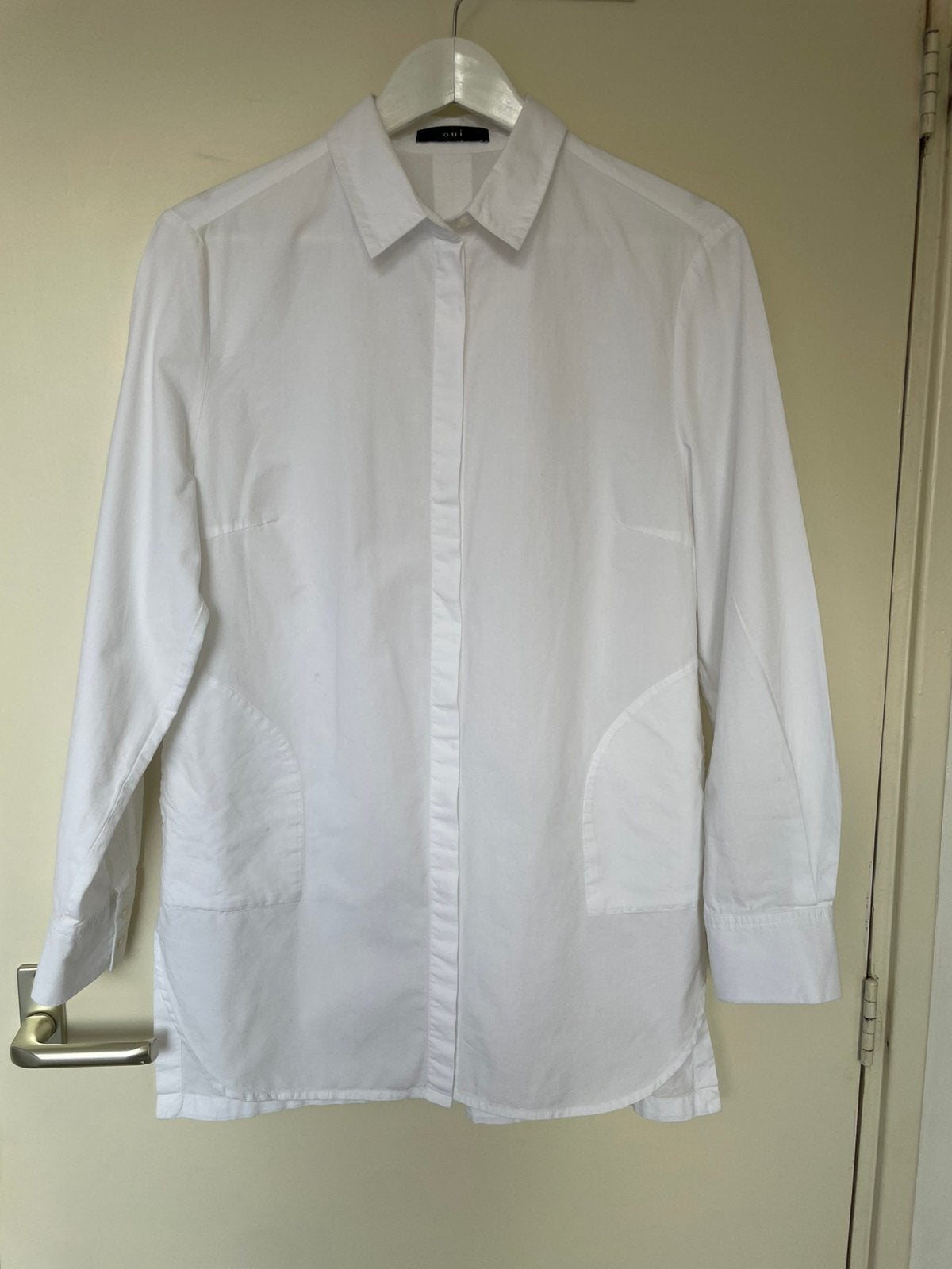 Oui witte blouse/tuniek, maat M/38, Ophalen of Verzenden, Zo goed als nieuw, Maat 38/40 (M), Wit