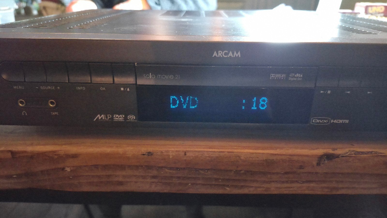Arcam Solo Movie 2.1 DVD/CD-speler Receiver, Ophalen of Verzenden, Gebruikt, Dvd-speler, Overige merken