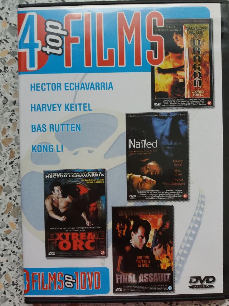 4 Top Actie-films op 1 DVD., Boxset, Actie, Ophalen of Verzenden, Zo goed als nieuw
