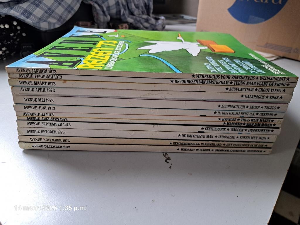 Avenue magazine maandblad - jaargang 1973, Boeken, Tijdschriften en Kranten, Ophalen of Verzenden, Gelezen