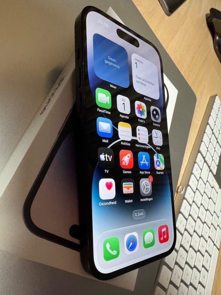 iPhone 14 Pro 128GB, Ophalen, 86 %, Zwart, Zo goed als nieuw