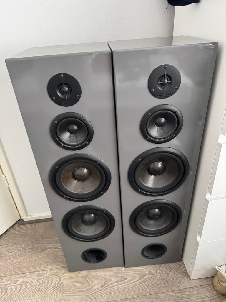 Kenwood boxen set, Audio, Tv en Foto, Luidsprekers, Ophalen of Verzenden, Zo goed als nieuw, Front, Rear of Stereo speakers, Overige merken