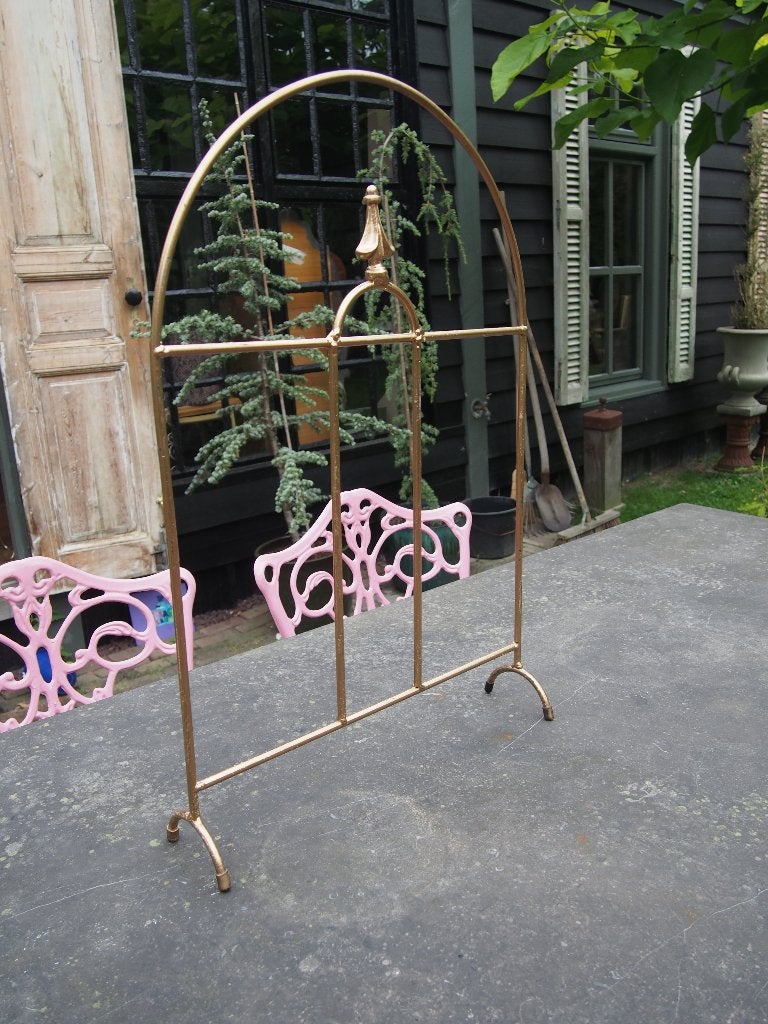Goudkleurig Decoratiescherm/Ornament - 65x43 cm, Gebruikt, Ophalen of Verzenden, Klassiek, Goud