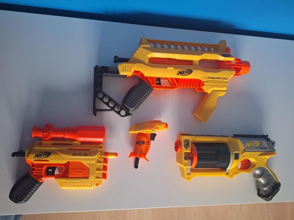 Nerf Blaster Collectie: 4 Blasters voor Actieplezier, Ophalen of Verzenden