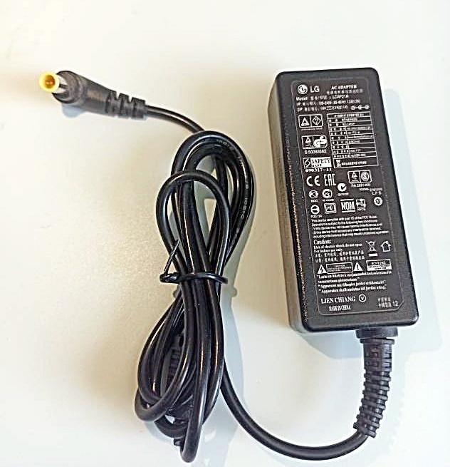 19V 2.1A (40W) oplader LG monitor, TV met (6.4x4.4)mm, Nieuw, Ophalen of Verzenden, Drrkd2022@gmail.com, Acdc-center